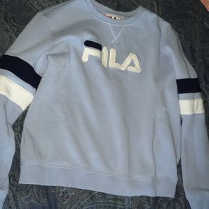 Light blue FILA crewneck